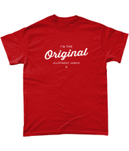 Load image into Gallery viewer, T-Shirt - Allotment Junkie - 'I'm the Original' - Branded: Unisex Coloured Tee - Gildan Heavy Cotton