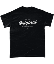 Load image into Gallery viewer, T-Shirt - Allotment Junkie - 'I'm the Original' - Branded: Unisex Coloured Tee - Gildan Heavy Cotton
