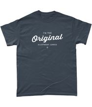 Load image into Gallery viewer, T-Shirt - Allotment Junkie - 'I'm the Original' - Branded: Unisex Coloured Tee - Gildan Heavy Cotton
