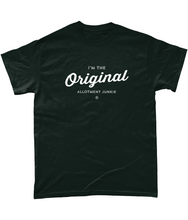 Load image into Gallery viewer, T-Shirt - Allotment Junkie - 'I'm the Original' - Branded: Unisex Coloured Tee - Gildan Heavy Cotton
