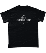 Load image into Gallery viewer, T-Shirt - Allotment Junkie - '100% ORGANIC' - Branded: Unisex Coloured Tee - Gildan Heavy Cotton
