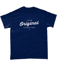 Load image into Gallery viewer, T-Shirt - Allotment Junkie - 'I'm the Original' - Branded: Unisex Coloured Tee - Gildan Heavy Cotton
