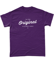 Load image into Gallery viewer, T-Shirt - Allotment Junkie - 'I'm the Original' - Branded: Unisex Coloured Tee - Gildan Heavy Cotton
