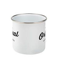 Load image into Gallery viewer, Enamel Mug - Allotment Junkie - Branded: 'I'm the Original'
