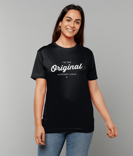 Load image into Gallery viewer, T-Shirt - Allotment Junkie - 'I'm the Original' - Branded: Unisex Coloured Tee - Gildan Heavy Cotton
