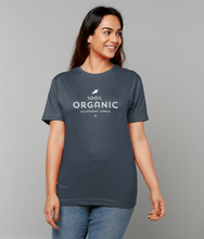 Load image into Gallery viewer, T-Shirt - Allotment Junkie - '100% ORGANIC' - Branded: Unisex Coloured Tee - Gildan Heavy Cotton
