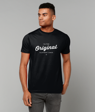 Load image into Gallery viewer, T-Shirt - Allotment Junkie - 'I'm the Original' - Branded: Unisex Coloured Tee - Gildan Heavy Cotton
