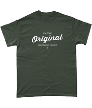 Load image into Gallery viewer, T-Shirt - Allotment Junkie - 'I'm the Original' - Branded: Unisex Coloured Tee - Gildan Heavy Cotton
